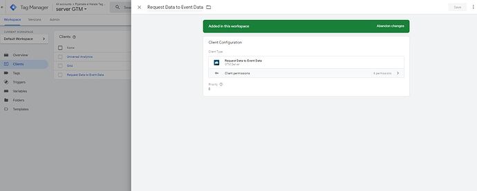 3rd - server client configuration