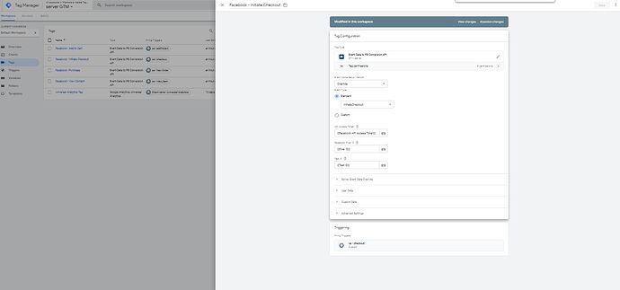 4th - server tag configuration